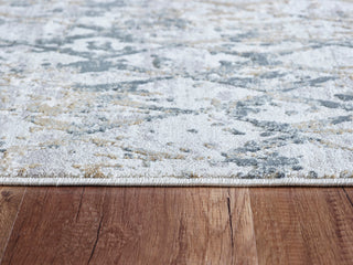 Quartz 27039-115 Area Rug, Light Beige And Blue, 2'2"x7'7" Runner