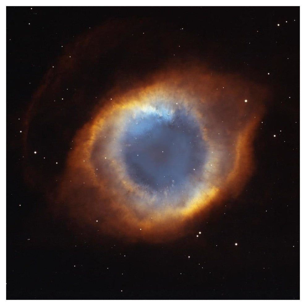 "Helix Nebula - a Gaseous Envelope Expelled By a Dying Star" Paper Art, 42"x42"