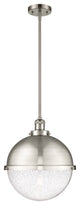 Innovations 201S-SN-HFS-124-SN-LED Hampden 1 Light Pendant, Brushed Satin Nickel