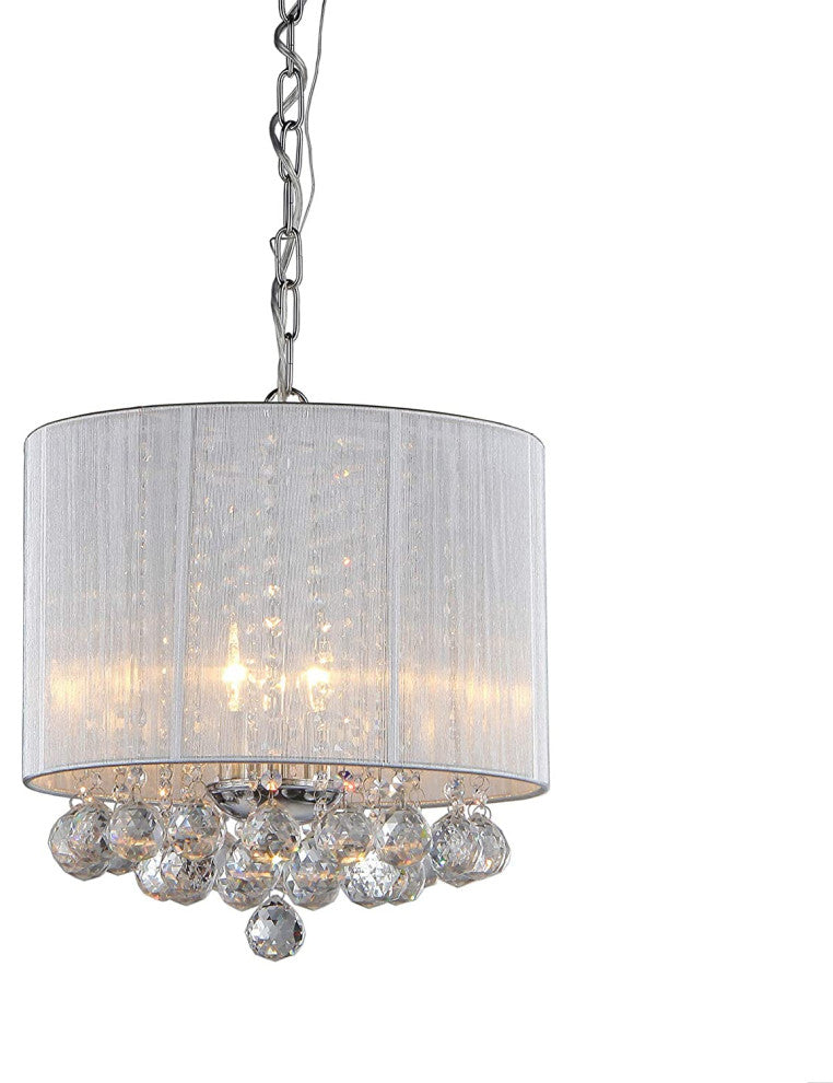Platter Crystal Chandelier