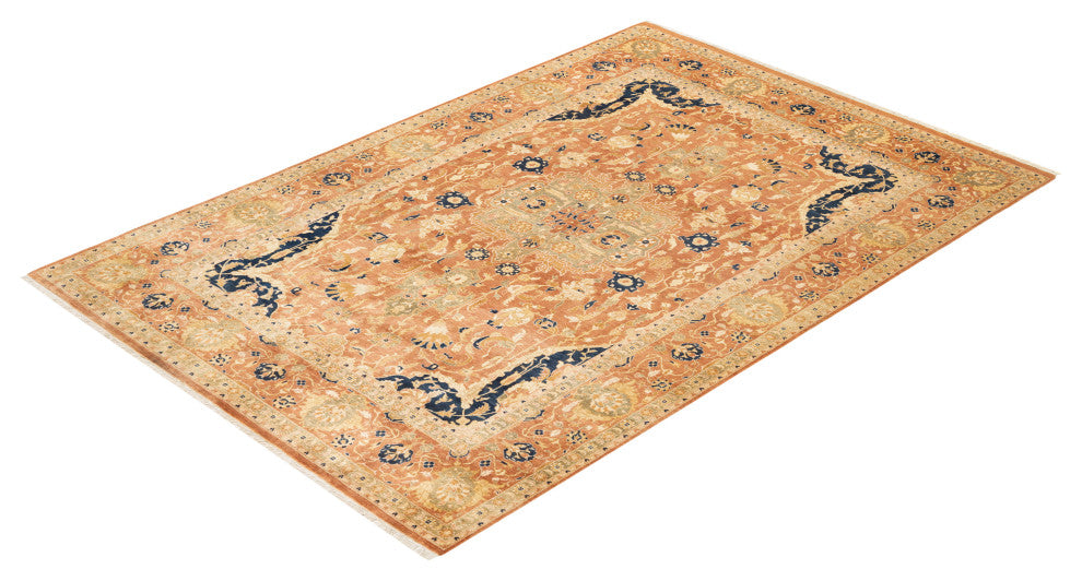 Mogul, One-of-a-Kind Hand-Knotted Area Rug Brown, 6'1"x8'10"