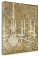 "Faded Ornate I Gray No Bird" By Pela Studio, Giclee on Gallery Wrap Canvas
