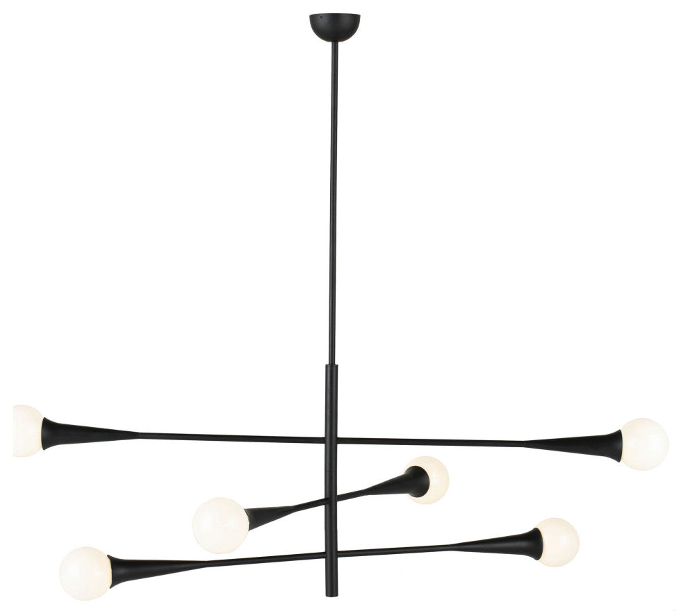 Orion 3 Black Metal Pendant Lighting