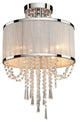 Valenzia 4-Light Chrome Semi Flush