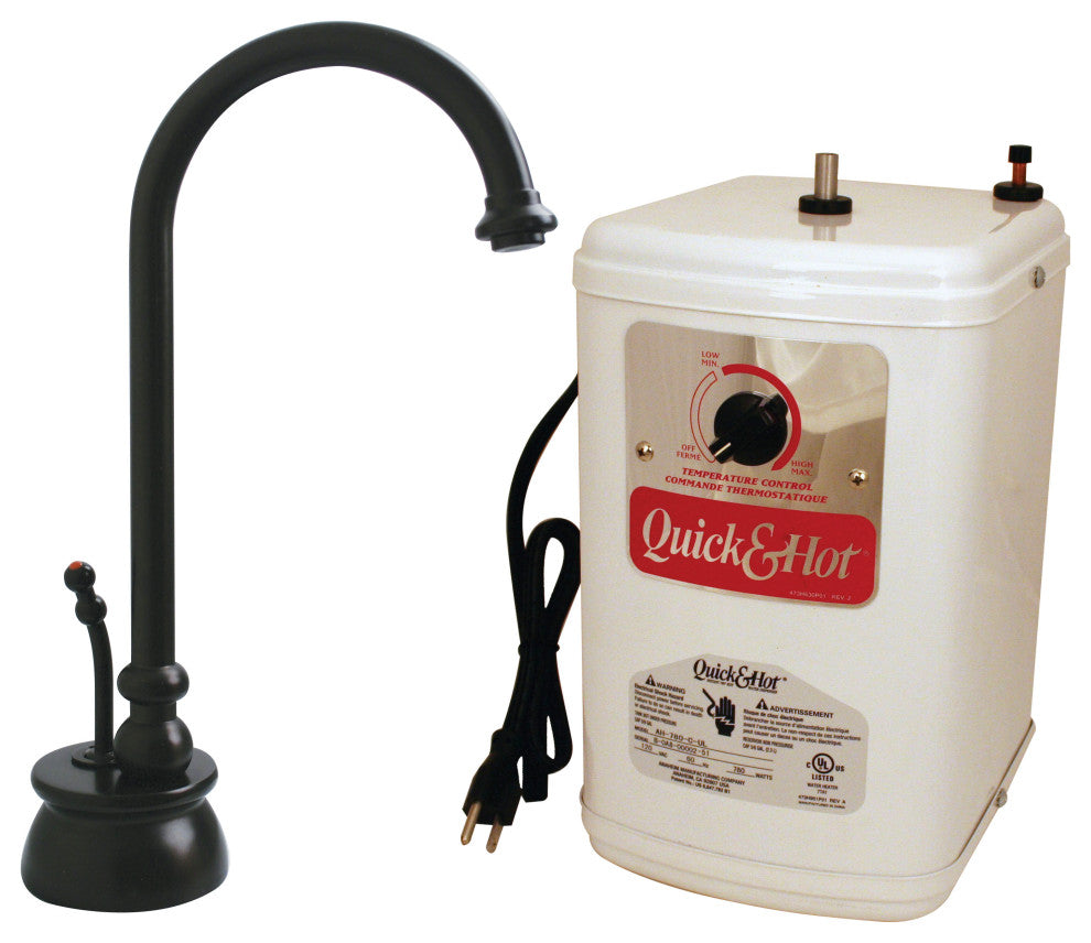 Calorah Traditional 10" Hot Water Dispenser And Tank In Oil Rubbed Bronze