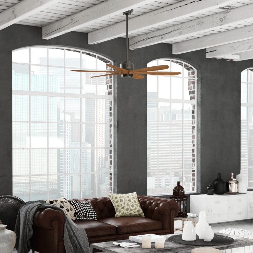 Hunter 58" Rhinebeck Noble Bronze Ceiling Fan With Wall Control