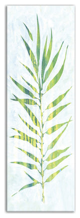 Watercolor Fern Leaf 20x60 Canvas Wall Art