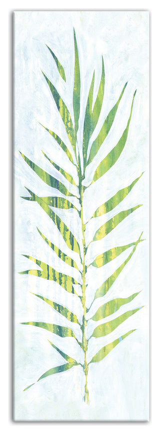 Watercolor Fern Leaf 20x60 Canvas Wall Art