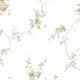 Silk Impressions 2, Contemporary Floral White, Gray Wallpaper Roll