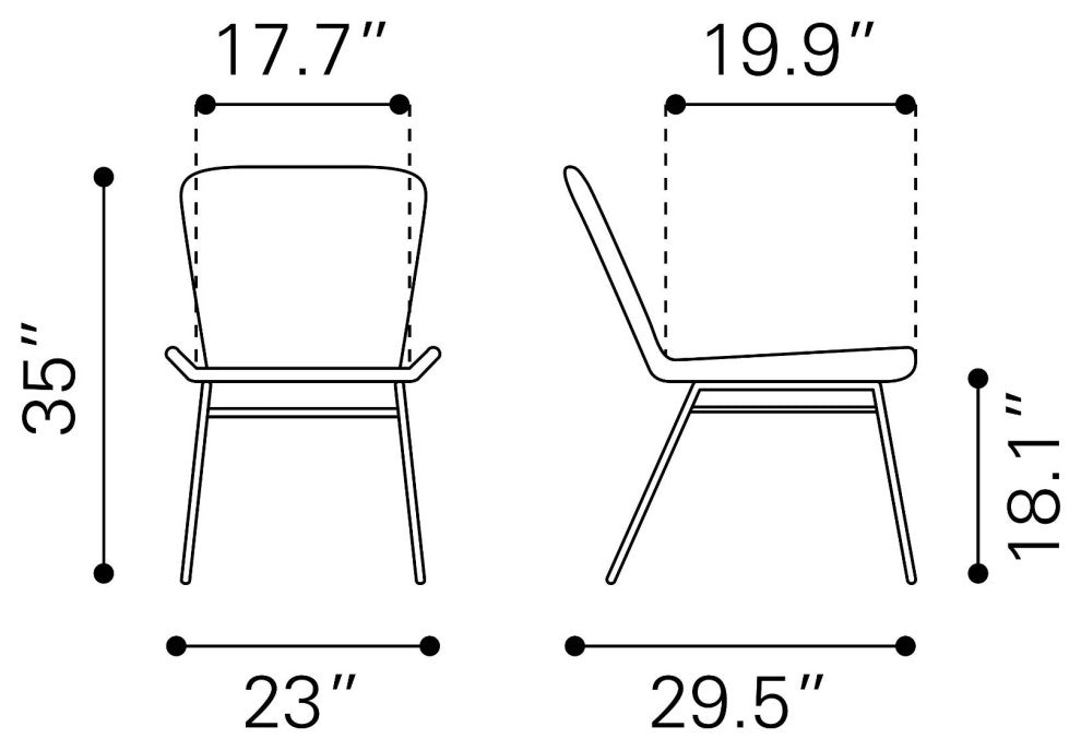 Dining Chair, Set of 2, Aluminum, Metal, Black, Outdoor Patio Balcony Garden