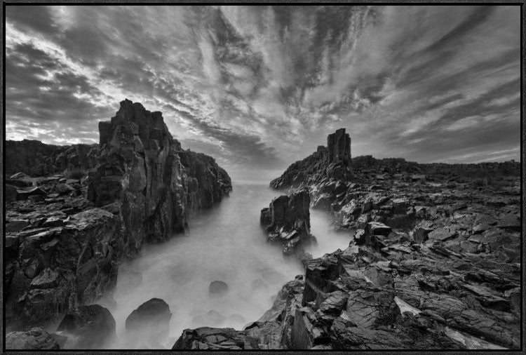 "Gate To Heaven" Framed Canvas Giclee by Yan Zhang, 37x25"