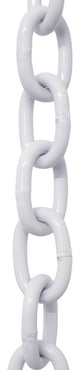 RCH Hardware Steel Standard Link Chandelier Chain, 3', White, W30