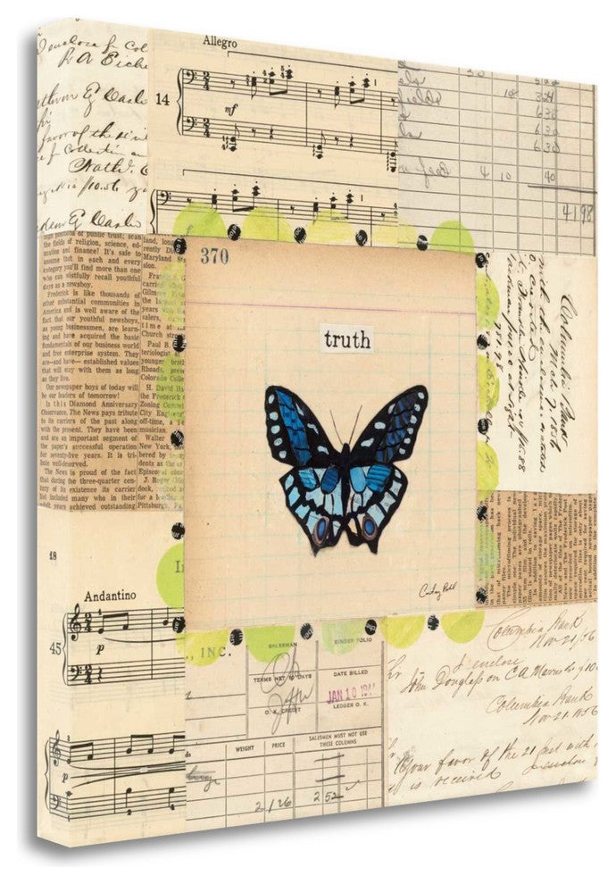 "Truth Butterfly" By Courtney Prahl, Giclee Print on Gallery Wrap Canvas