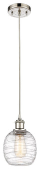 Innovations 516-1P-PN-G1013-LED 1-Light Mini Pendant Polished Nickel