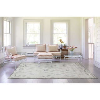 Adab Carved Lines Area Rug, Black, 6'x9'