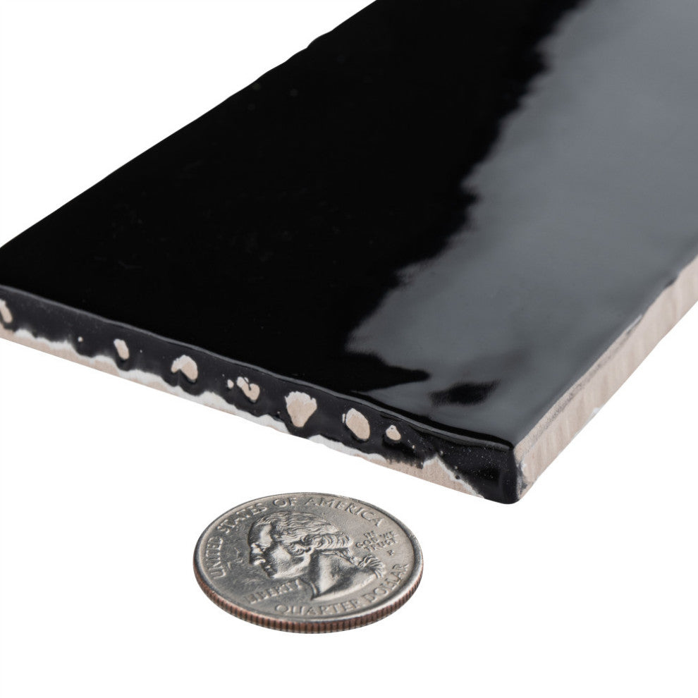 Castillo Black Ceramic Wall Tile
