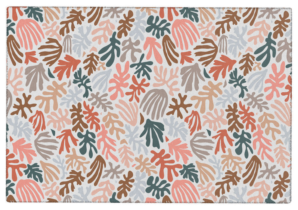 Avenie Matisse Inspired Shapes Area Rug