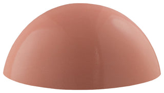 Ambiance Large Quarter Sphere Wall Sconce, Downlight (Outdoor), Gloss Blush, LED