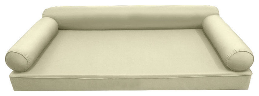 Style6 Twin Size Pipe Trim Bolster Pillow Cushion Outdoor Slip Cover ONLY AD005