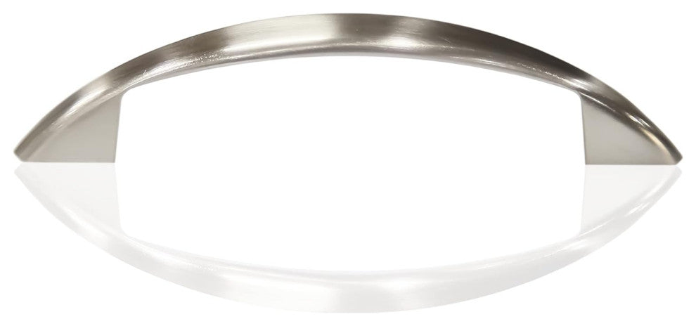 Mascot Hardware 3 in. CTC Satin Nickel Curve Drawer Pull - Pack of 10