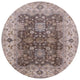 Ahgly Company Indoor Round Mid-Century Modern Area Rugs, 7' Round