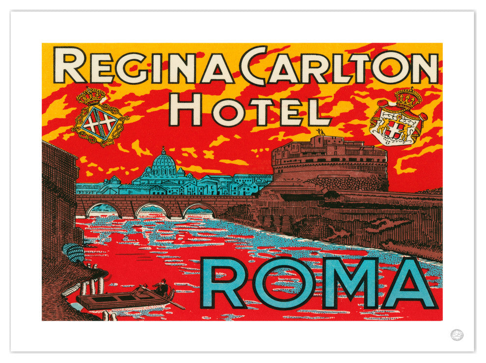 Contemporary Modern Vintage Transitional Fine Art,  REGINA CARLTON, ROME