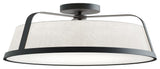 Lizzette Light, Black, 18, Med Base Ceiling