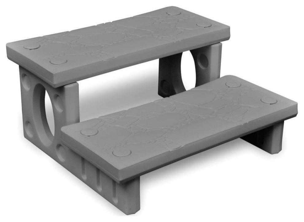 Gray Spa Steps