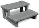 Gray Spa Steps