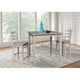 36" x 36" Counter Height Table with 2 Emily Counter Height Stools - 3 Piece Set