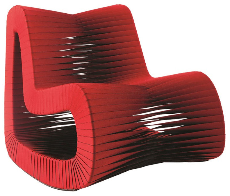 Seat Belt Rocking Chair, Red