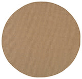 Oriental Weavers Karavia Collection Sand Solid Indoor/Outdoor Rug 7'10" RND