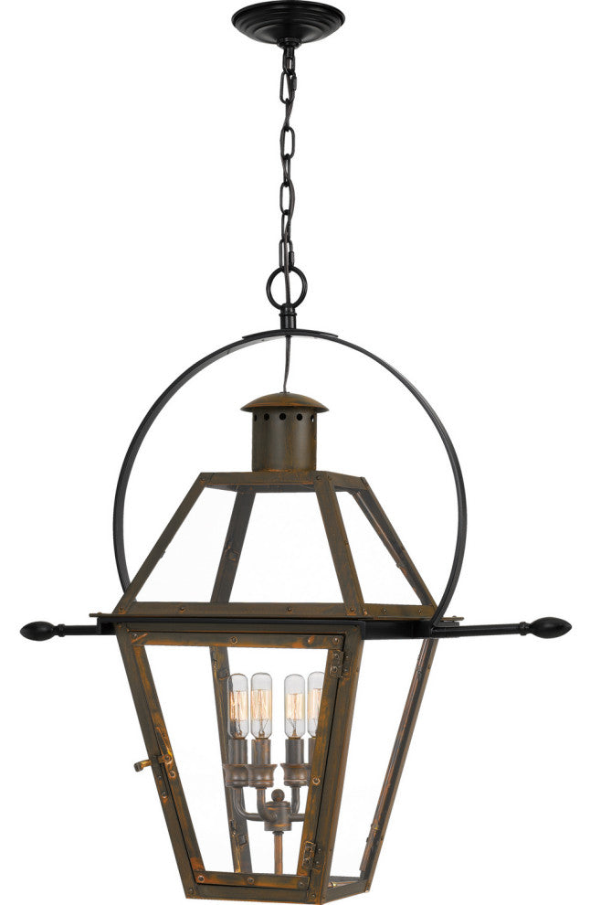 Quoizel RO2814IZ 4-Light Pendant, Rue De Royal