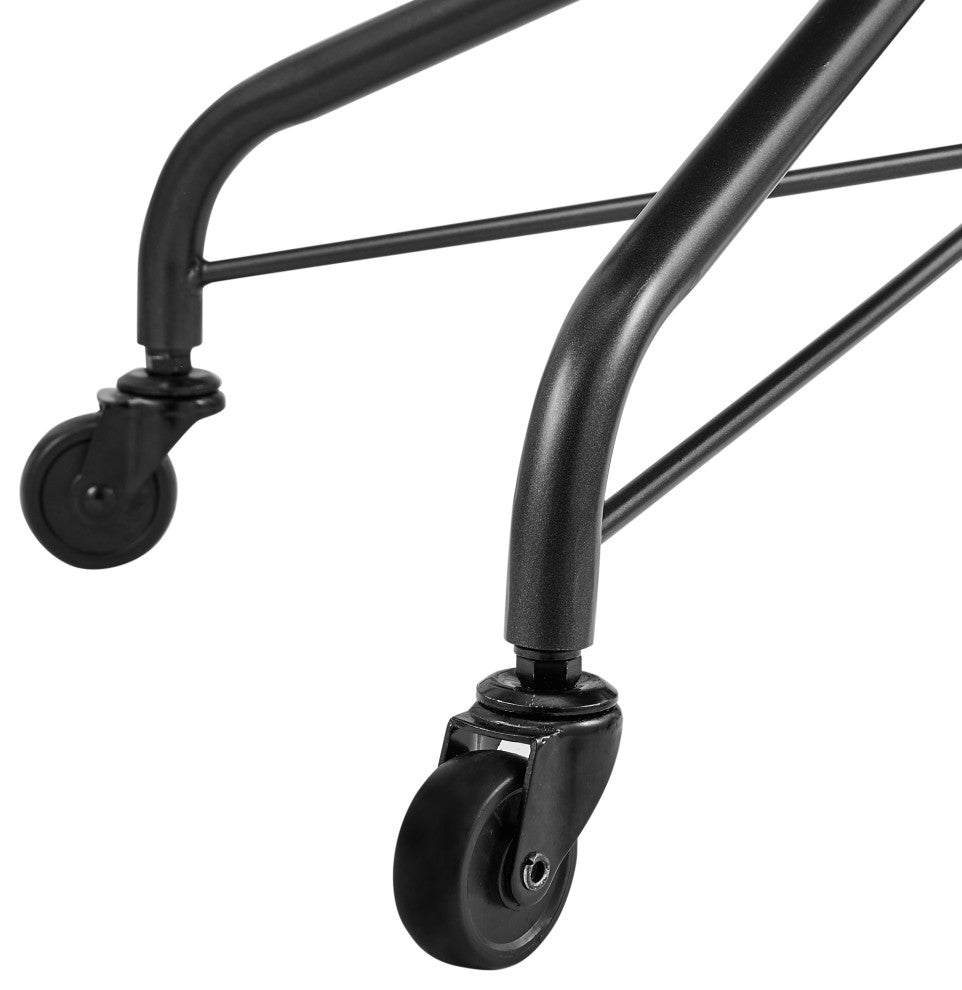 Thompson Fabric Swivel Office Arm Chair, Strata Gray