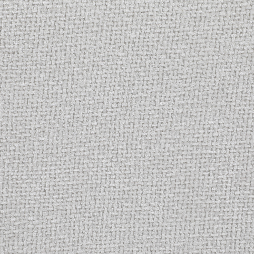 Alessandra Cream Chenille Fabric Swivel Accent Chair, Cream