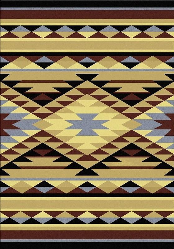 Sallisaw Rug, Blue, 5'x8', Rectangle