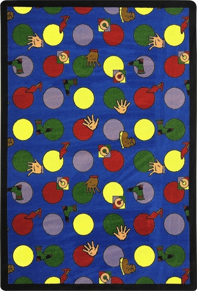 Playful Patterns Rug, Hokey Pokey, 5'4"x7'8"