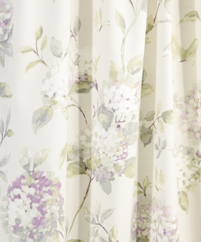 Abigail Tailored Panels with Ties, Lilac, 82"x63"