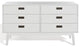 Safavieh Couture Donald 6 Drawer Dresser, White