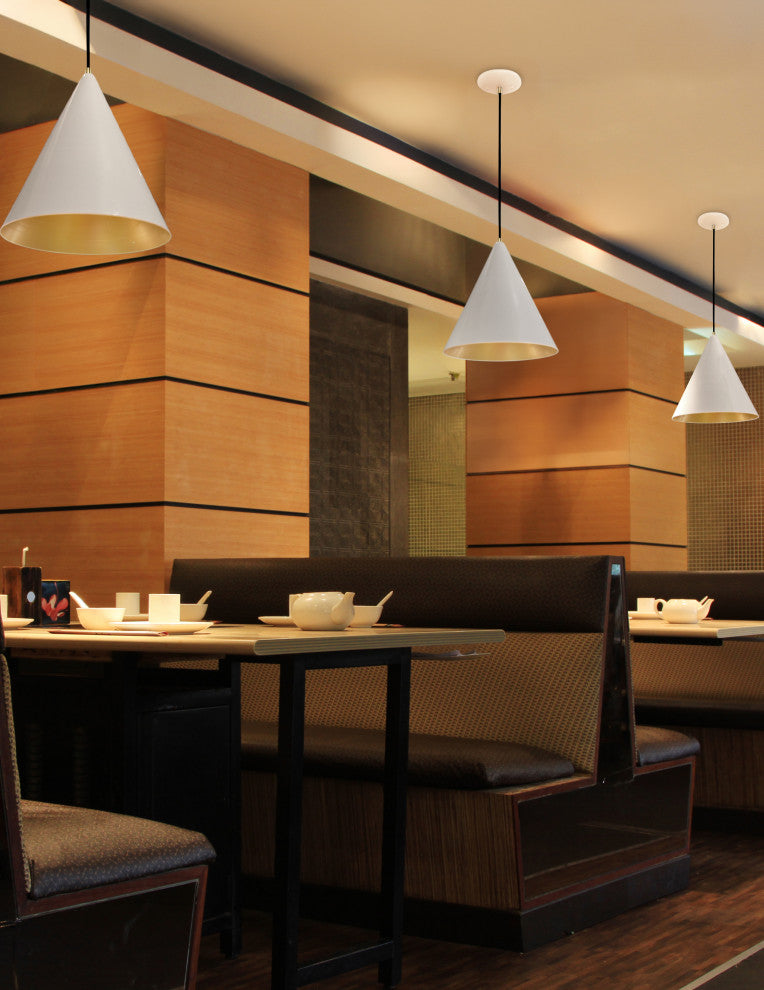 Conos 14-inch 1-Light Cone Pendant