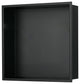 Pulse NI-1212-MB ShowerSpas Stainless Steel Niche In Matte Black