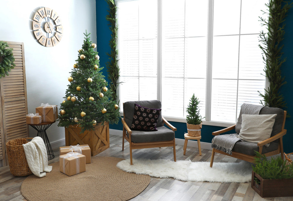 Plum Colored Christmas Stars Christmas Polyester Throw Pillow, 16"x16"