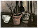 "Still Life with Paintbrushes in a Pot" Print by Vincent Van Gogh, 32"x24"