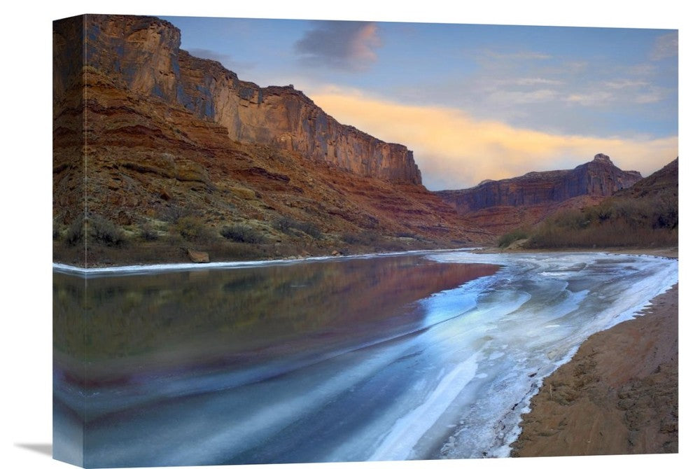"Ice On The Colorado River, Cataract Canyon, Utah" Artwork