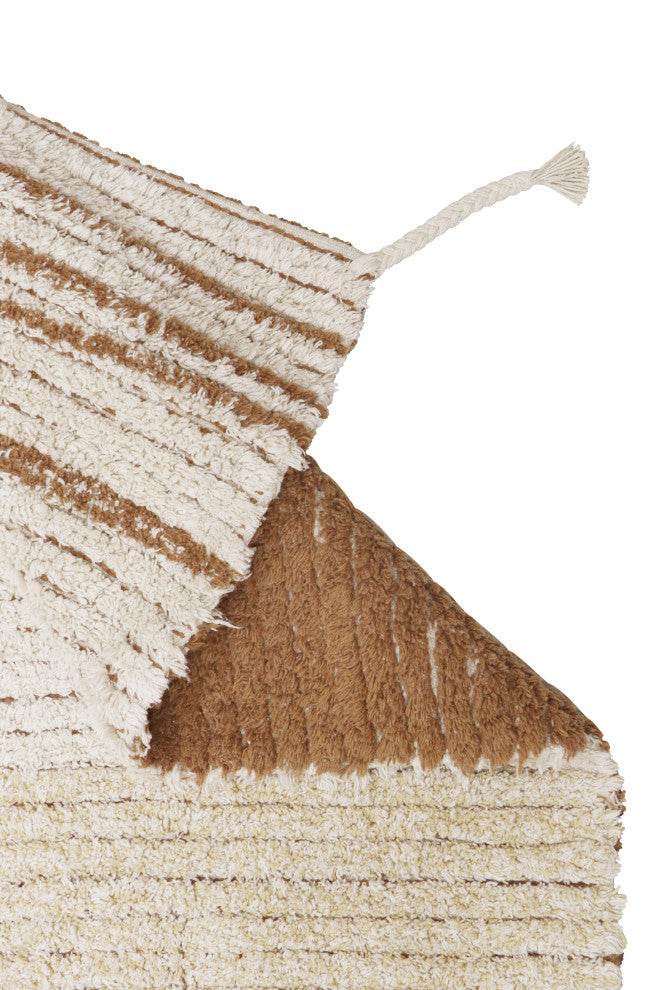 Reversible washable rug Twin Toffee