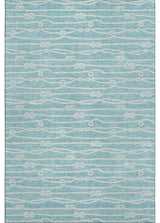 Addison Premium Washable Mayfield AMF152 Blue 3' x 5' Rug
