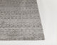Melina Handwoven Contemporary Rug, Gray/Silver, Rectangular 9'x13'