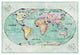 "Mapped Shorelines I Blue" Digital Paper Print by Sue Schlabach, 26"x18"