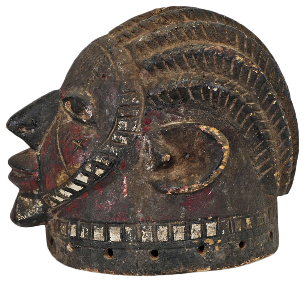 Consigned Yoruba Gelde Helmet Mask