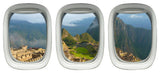 Peru Machu Picchu Mountains Airplane Window Decals Aviation Decor